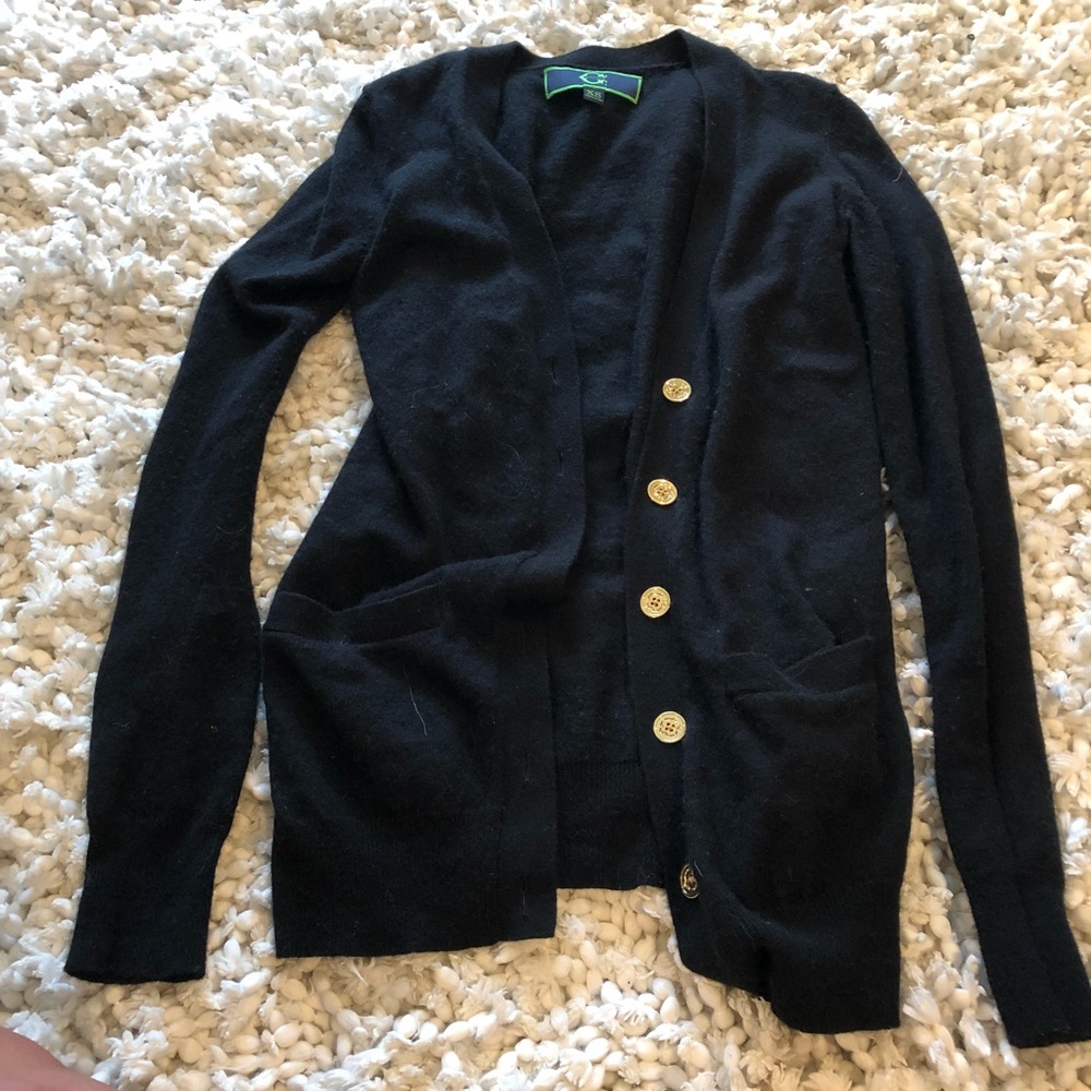 C Wonder Black Cardigan